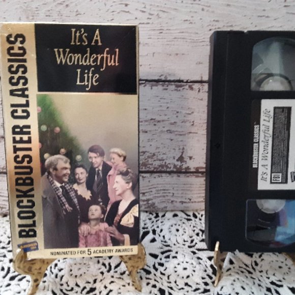Classic Christmas Movie - James Stewart - Donna Reed - It's A Wonderful Life VHS - Picture 1 of 1